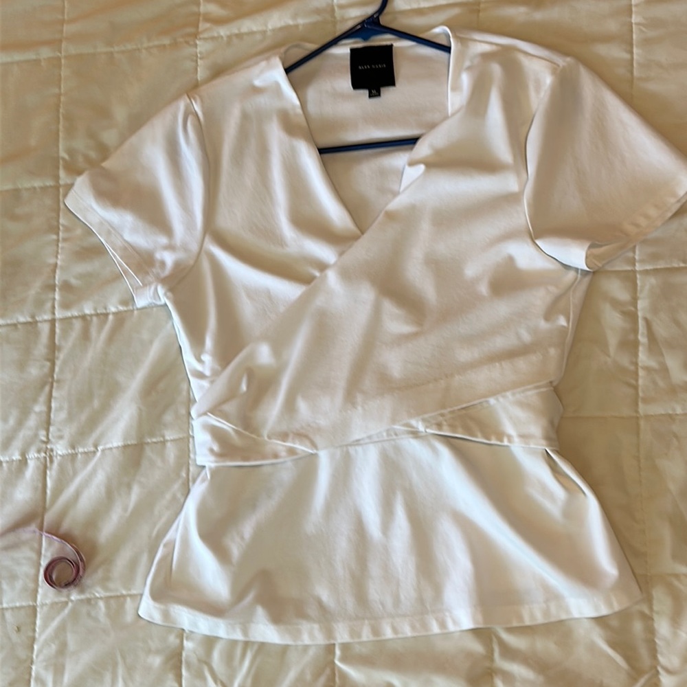 Alex Marie Ponte Crossover shirt